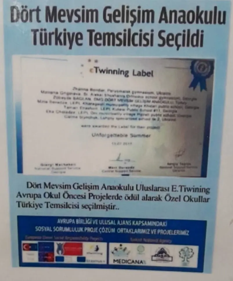 Dört Mevsim Gelişim Anaokulu - Beylikdüzü